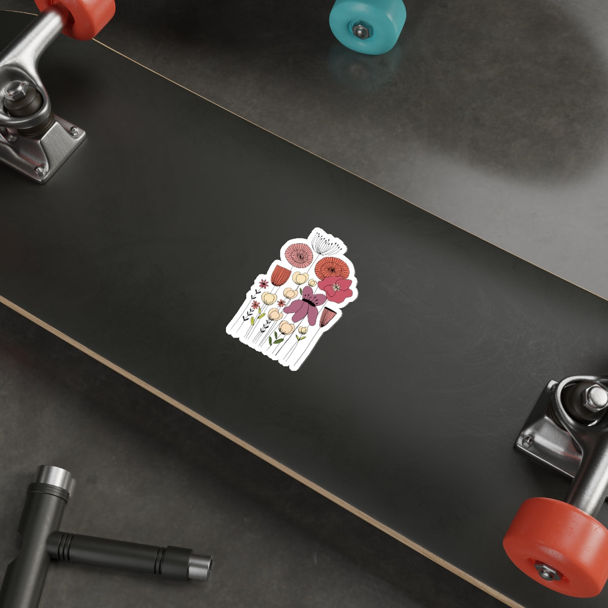 Vintage Wildflowers Die-Cut Stickers