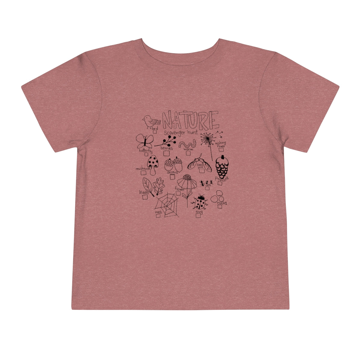 Nature Scavenger Hunt - Toddler Short Sleeve Tee