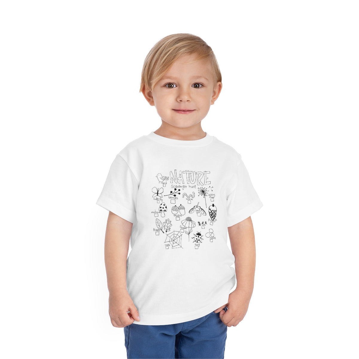 Nature Scavenger Hunt - Toddler Short Sleeve Tee