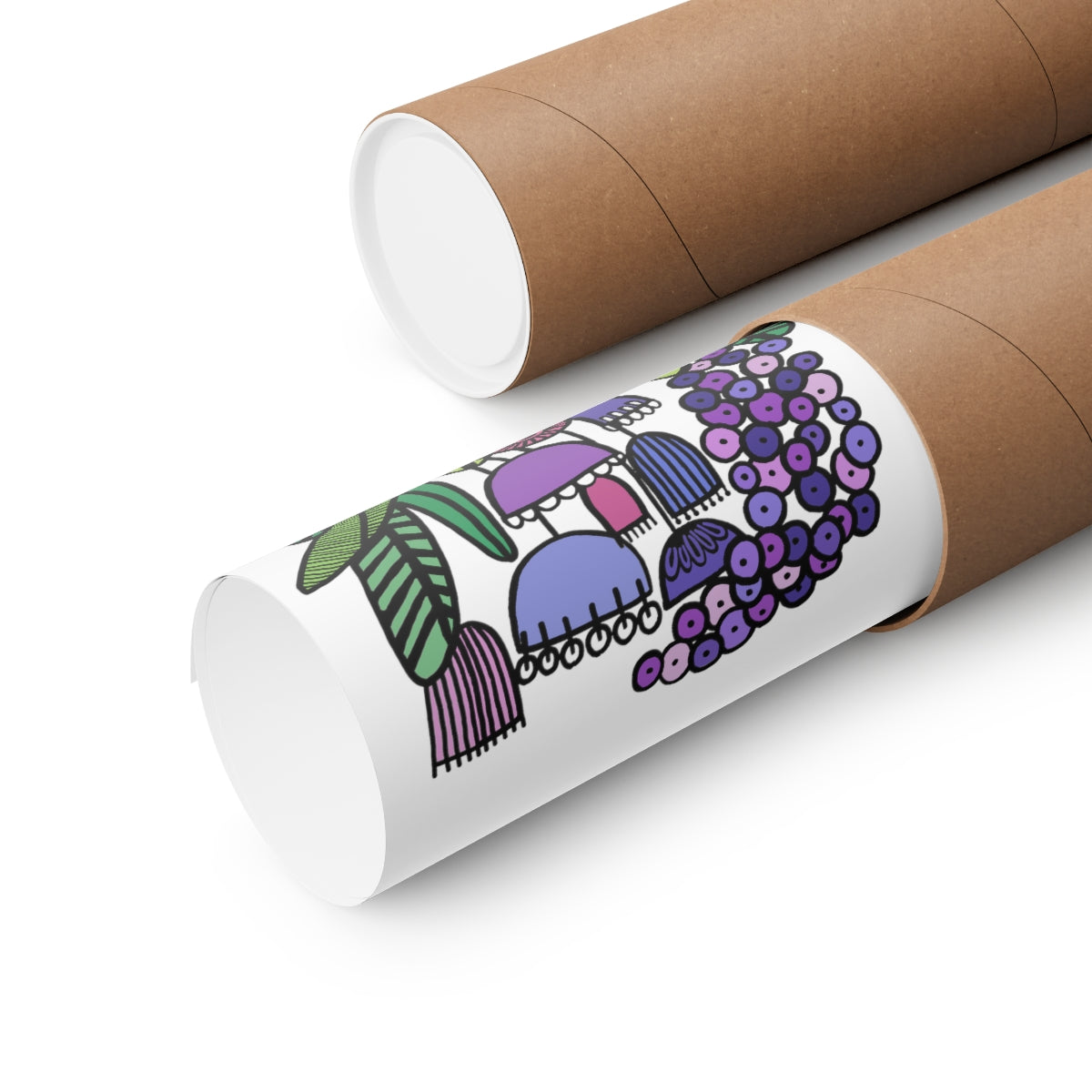 Vintage Purples Premium Matte vertical posters