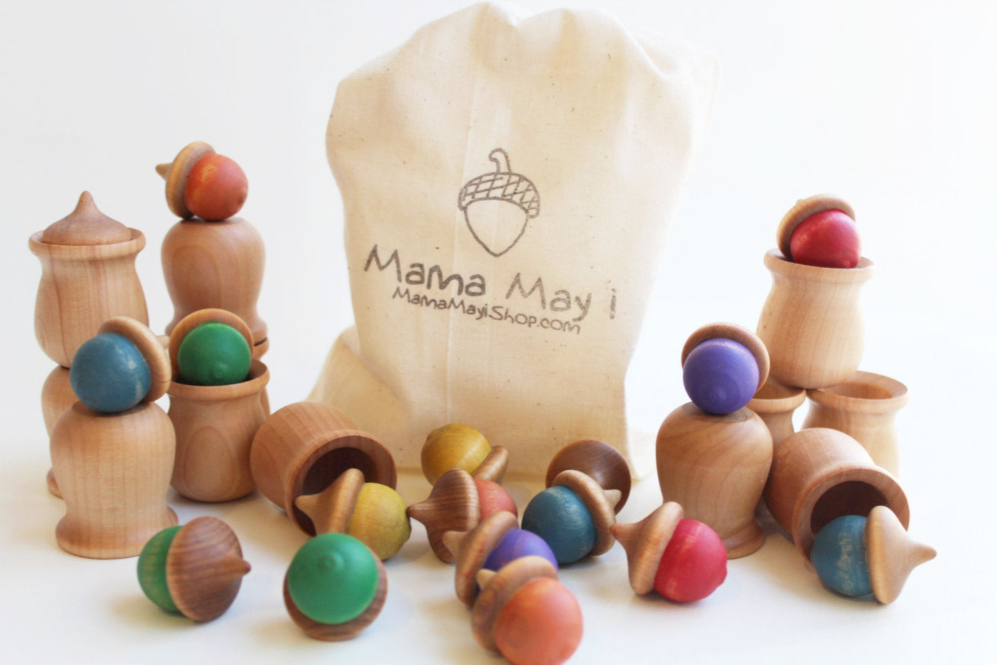 Learning Toy - Peekaboo Acorn Play Set