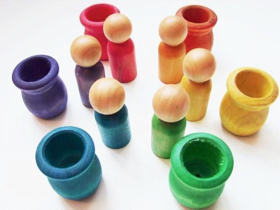 Wooden Toy - Little People Rainbow World